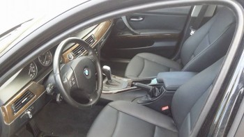 Bmw 328i black inside black