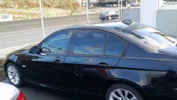 Bmw 328i black inside black