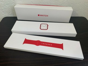 Apple Watch Series 7 (GPS + Cellular) 45mm Unlocked Aluminum Case & Sport Band
