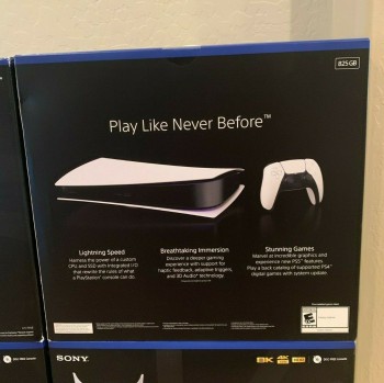 New Sony PlayStation 5 1TB, 2 Wireless Controllers