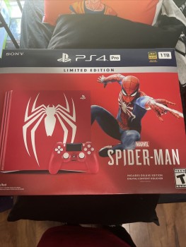 Sony PlayStation 4 Pro Marvel's Spiderman Special Edition 1TB Console